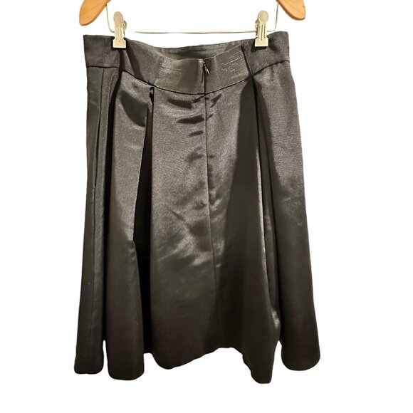 👗 2/$30 👗 Long Black Formal Zip-Up Pleated Skirt with Three Layers Estimate M - Picture 6 of 13